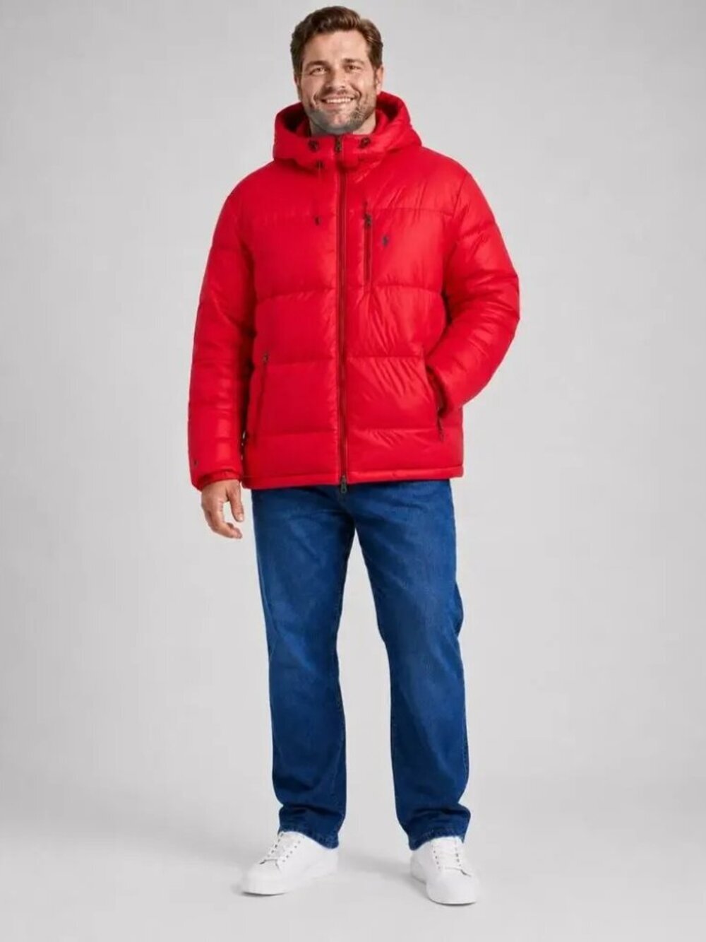 NEW POLO RALPH LAUREN El Cap Down Puffer Jacket Red 2XLT Tall MSRP: $398